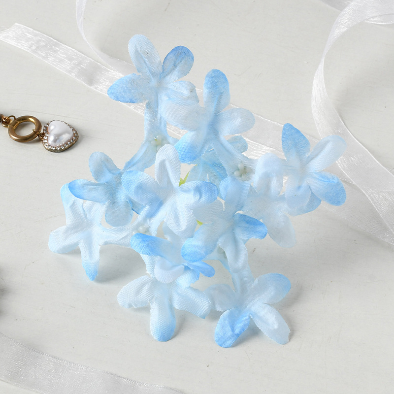 Simulación de flores de clavo de cereza cruz pinzas de cabello guirnaldas joyas diy boda decoración del hogar flores falsas