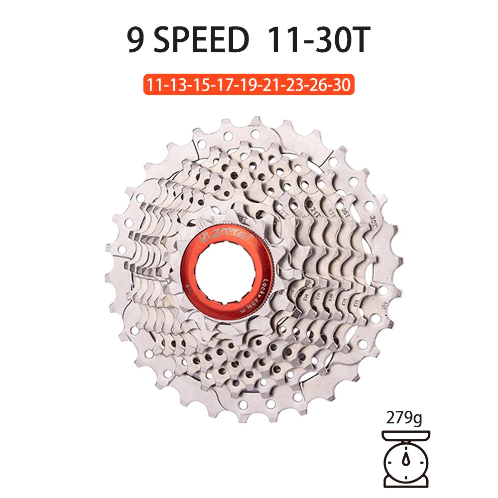 9 velocidades 30T plata