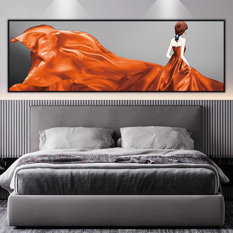 寝室のベッドサイドの絵画自己粘着壁ステッカーホテル B&B リビングルームのソファの背景の壁の装飾絵画壁紙ステッカー|undefined