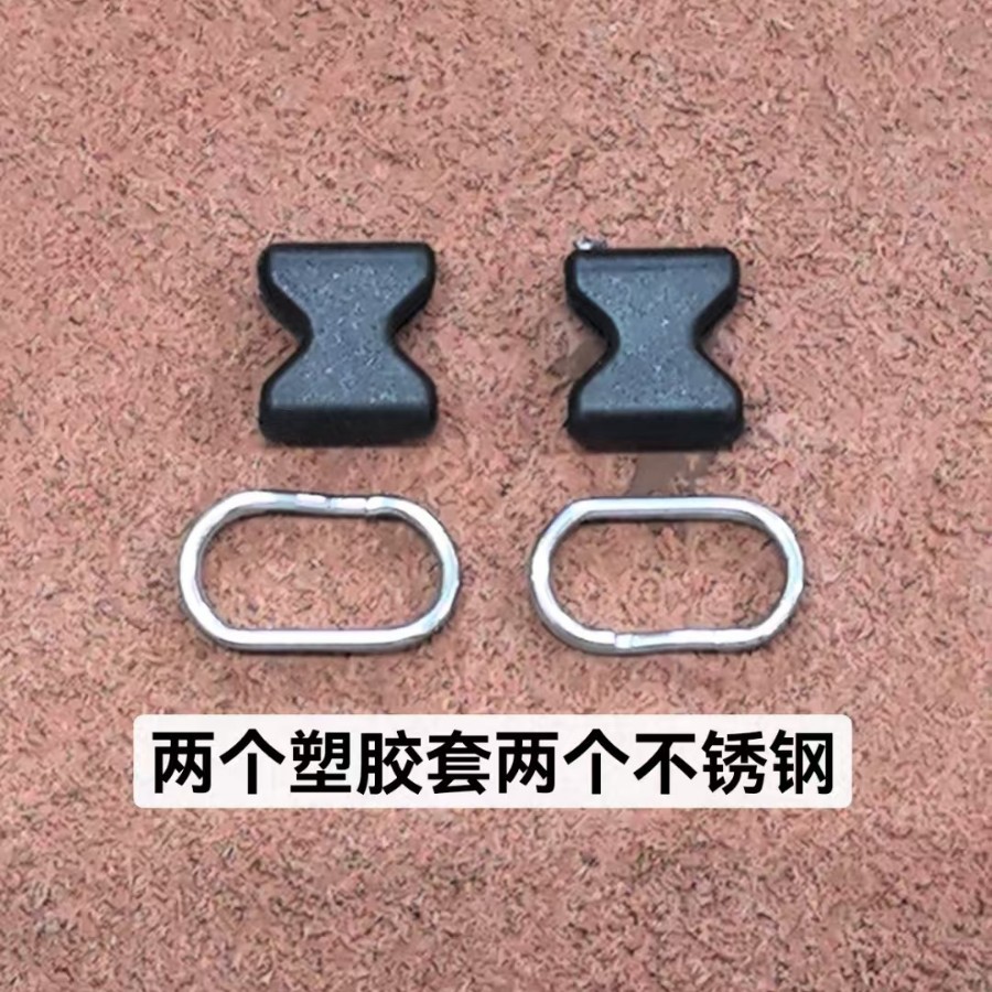 Camera Strap Adapter Buckle 304 Stainless Steel Plastic Sleeve Hand Strap Wrist Strap Oval Ring Suitable for Most Cameras
