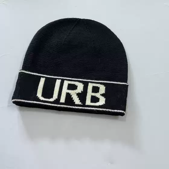 209# Foreign Trade Big Brand Wool Hat Women's Autumn and Winter Warm Ear Protection Knitted Hat Casual Cold Hat Men's All-match Foreign Trade Hat