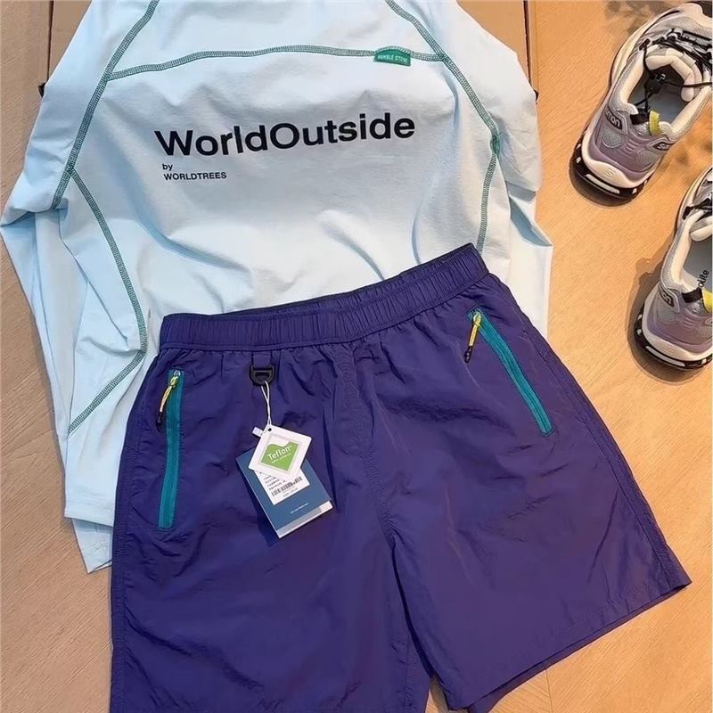 Outdoor Sports Casual Shorts for Men and Women, Summer Thin Quick-Dry Shorts, Dopamine Hiking and Mountaineering Workwear Pants