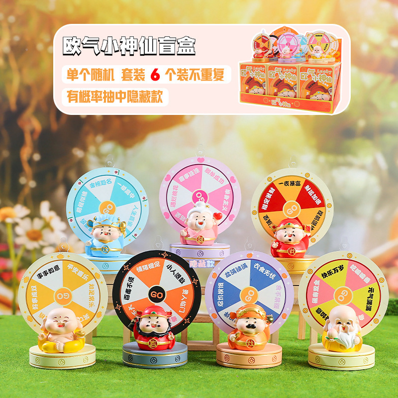 国风新款手办萌佛守护神盲盒潮玩创意客厅摆件装饰品送朋友节日礼|undefined