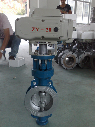 电动硬密封蝶阀D973H-PN16~25 涡轮铸钢WCB导热油硬密封法兰蝶阀