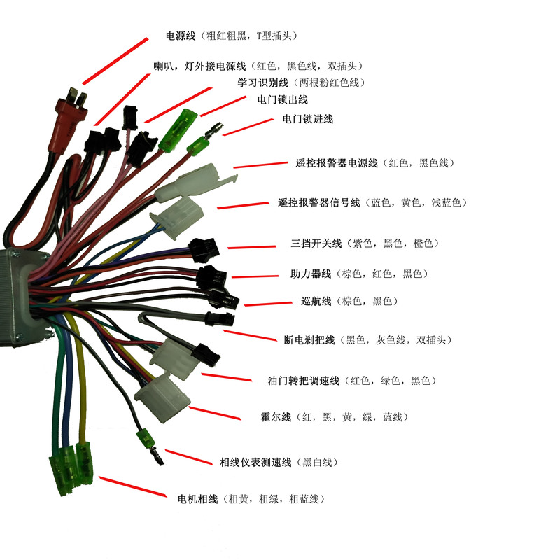 Electric Vehicle Brushless Intelligent Lithium Battery Controller 48V350W/500W/1000W 6/12/15 Tube Controller Electric Vehicle Brushless Intelligent Lithium Battery Controller 48V350W/500W/1000W 6/12/15 Tube Controller