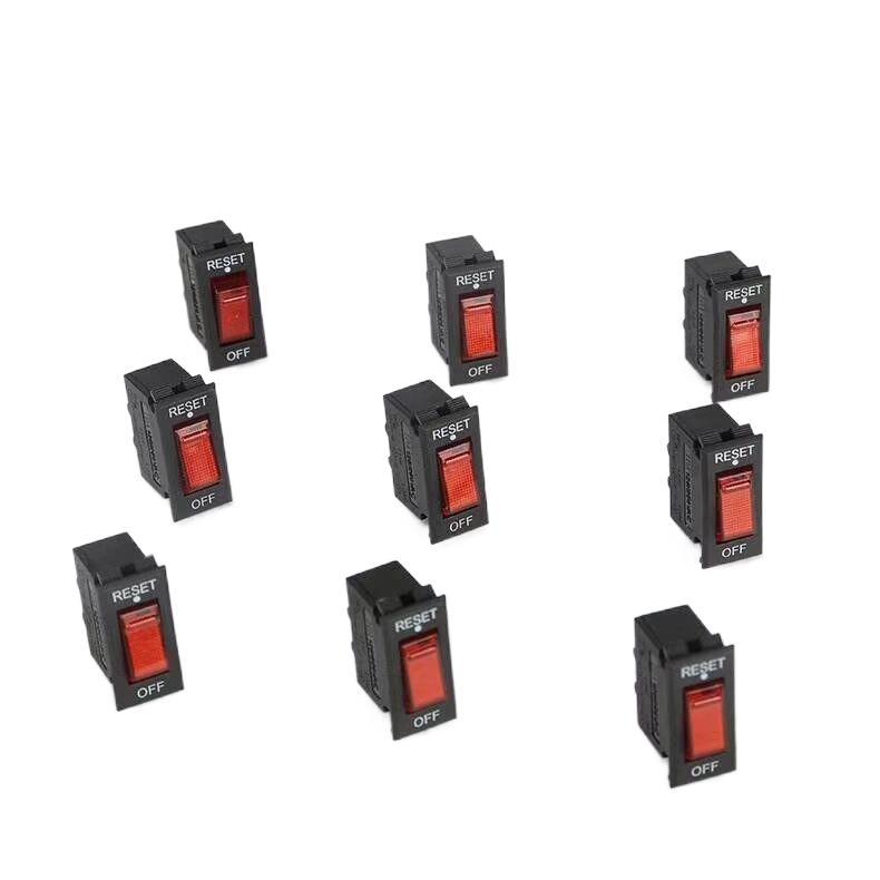 供应船型开关过载保护IM-002 10A250V过流保护二合一船型开关