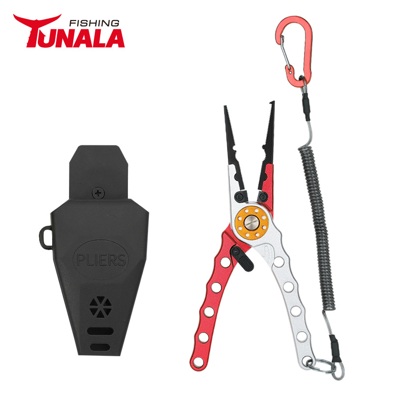 Aleación de aluminio Die Casting alicates de carretera multifunción alicates de pesca portátiles con dispositivo de control de pescado de bloqueo fabricante de traje de alicates de carretera en stock