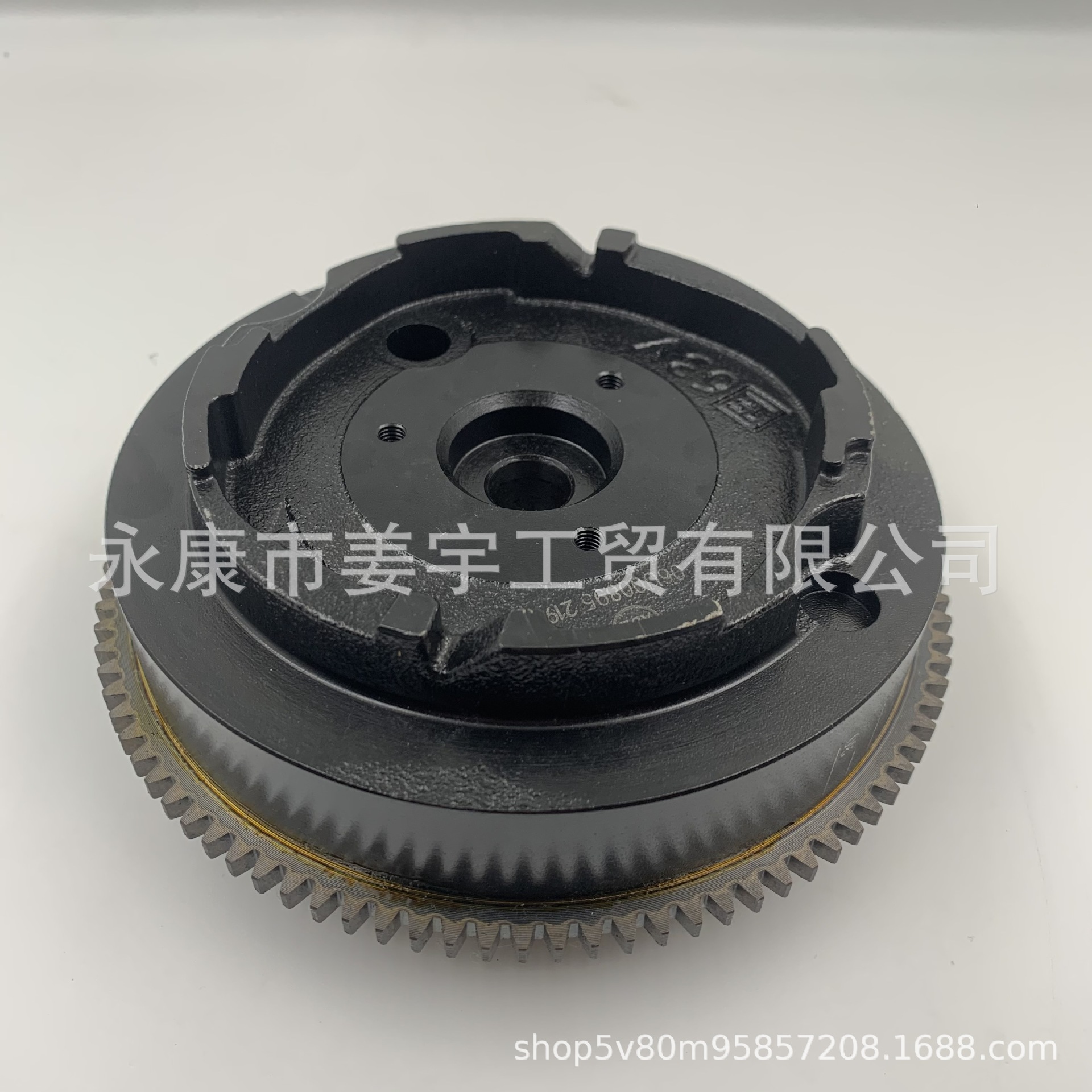 雅马哈船外机2冲T15马力匹船外机弦挂机发动机电启动马达电机飞轮