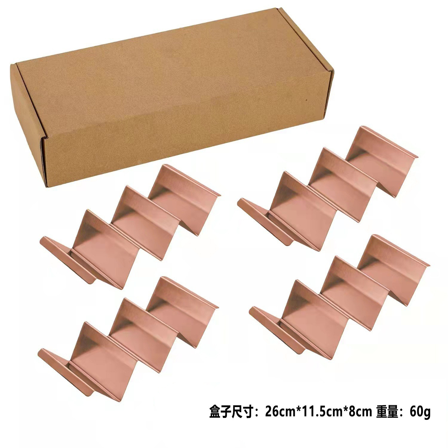 Transfronterizo spot w de acero inoxidable mexican pancake rack taco holder rack taco rack pancake rack