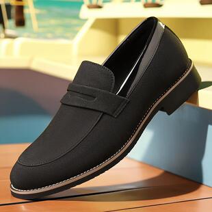 C 5 Pure Color Business Casual Men's Shoes ��ɫ�̄���Ь
