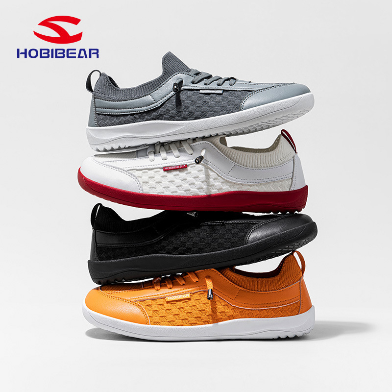 Hobibear Wide Toe Men's Shoes 25 Autumn Slip-On Sneakers Casual Fashion Sports Shoes Single Shoe Dropshipping