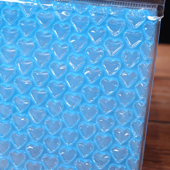 Color pvc bubble film storage jewelry jewelry packaging bag waterproof shockproof anti-pressure bubble slip bag