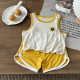 Summer Children's Modal Thin Cute Vest Two-piece Suit Sleeveless Small and Medium-sized Children's Outfit Summer Home Clothes
