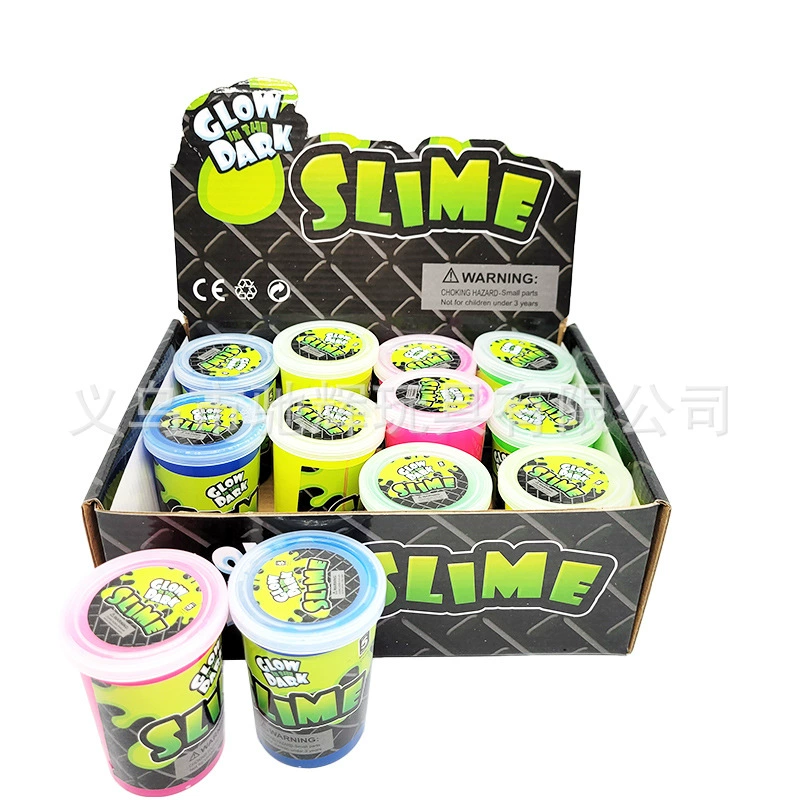 Трансграничные игрушки-пародии на Amazon, светящиеся тонкие шумовые шпатлевки, Песочная Резина 7*5,5