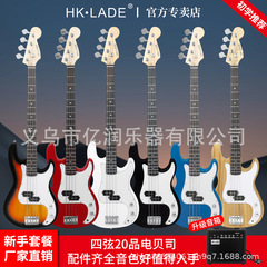 厂家直营四弦电贝斯20W音响专业演奏Bass贝司套装成人4弦低音吉他