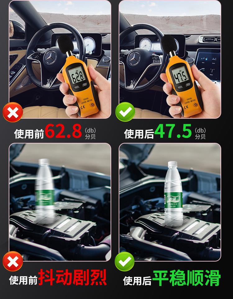Car Engine Anti-Wear Repair Agent, Protective Oil Additive, Blue Smoke Noise Reduction and Vibration Special Treatment for Burning Oil Essence