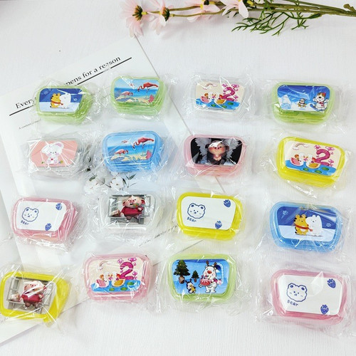 Mini contact lens box with mirror, contact lens box, companion box, contact lens case, care box