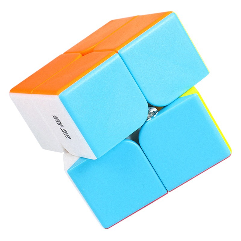 Qiyi Magic Cube S2 Warrior 2X2 Cube Bright Six-Color 2X2 Beginner Cube Educational Toy Wholesale