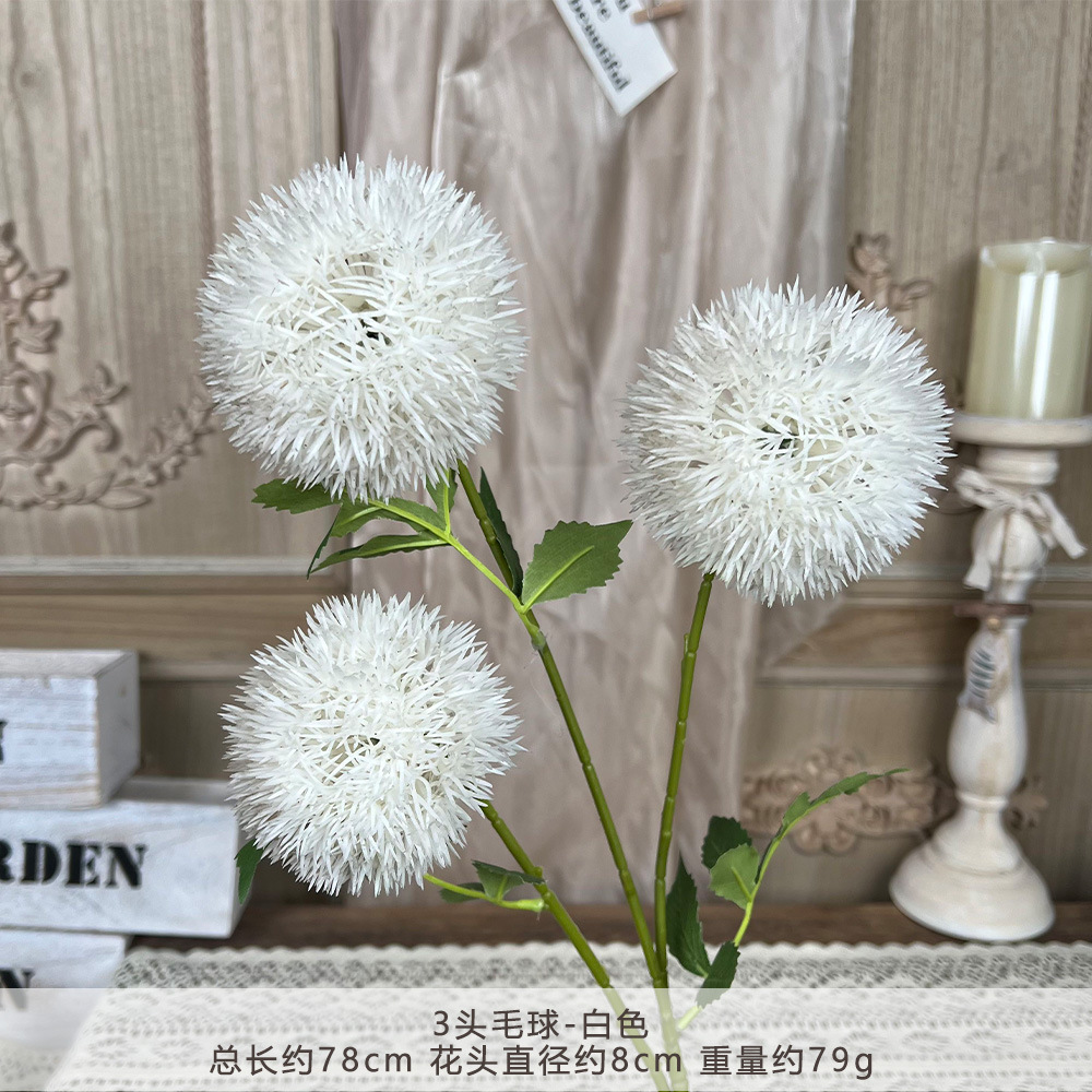 LLW-3 ลูกบอลขนสัตว์ - สีขาว