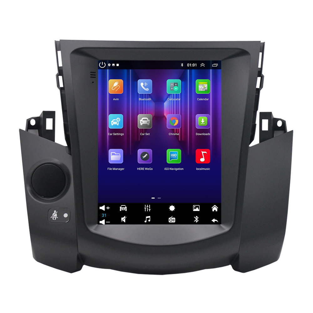 Aplicable a Toyota viejo RAV4 (pantalla vertical) coche navegador Android 9,7 pulgadas todo en uno WIFI viejo RAV4