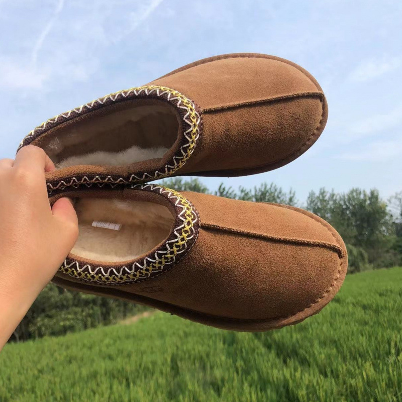 Fur Integrated Fur Shoes for Women, Tasman Wool Toe-Cap and Heel Slippers, Winter Velvet Slip-On Snow Boots Fur Integrated Fur Shoes for Women, Tasman Wool Toe-Cap and Heel Slippers, Winter Velvet Slip-On Snow Boots