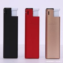 原装正品新海XHD60281防风电子打火机一次性防爆金属磨砂橡皮漆款