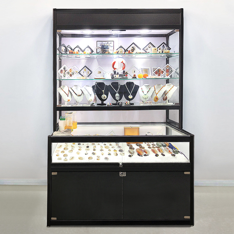 公司奖杯奖牌展示柜展示奖杯奖牌荣誉证书柜产品架玻璃柜台老板