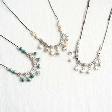 景德镇陶瓷项链古风颈链新中式学生小清新女生手工编织国风饰品女