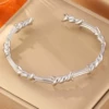 165 Steel Color Chicken Spath Bracelet