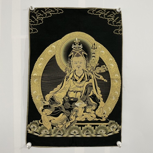 Wholesale antique imitation Chinese painting workshops Tibetan thangka Buddha Nepalese paintings brocade embroidery silk embroidery Tangka