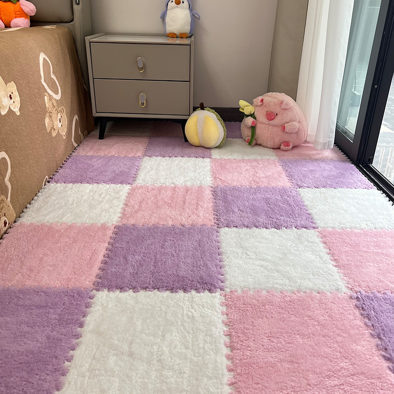 豪華なカーペット、寝室の部屋、ベッドサイドブランケット、子供用ハイハイスプライシングフロアマット、バルコニー出窓マット、カット可能|undefined