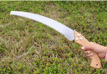 350木柄塑柄修枝弯锯带鞘果树腰锯木工园林手板锯