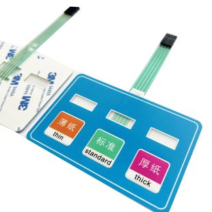 Membrane Switch Panel, Measuring Instrument Membrane Button Switch, Instrument Digital Display Label Panel