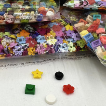 积木100克袋装混色小颗粒补充配件包拼装兼容3024 积木像素画颗粒