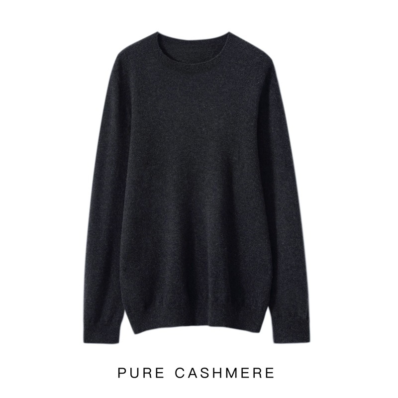 シームレス一線成衣100純ウールセーターシンプル丸首男性セーター大サイズビジネスニットシャツ