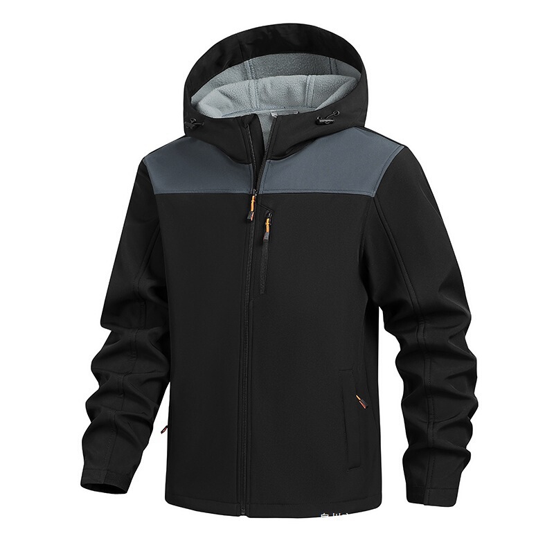 Cross-Border Domestic New Style Softshell Jacket Workwear Outdoor Casual Windproof Multi-Pocket Outerwear