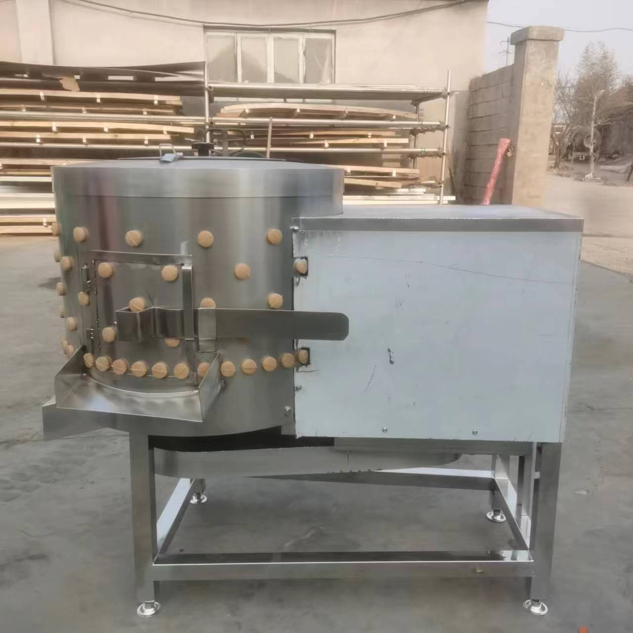 牛肚黑毛肚洗肚机 胶棒拉钢圆款60洗肚机现货