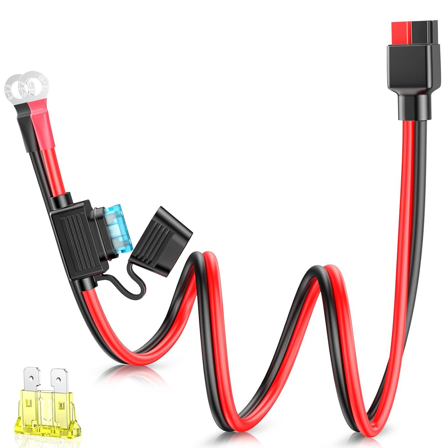 ELECTOP 45A 连接器至 O 形环端子,兼容 Ads 端口适配器 10AWG 电