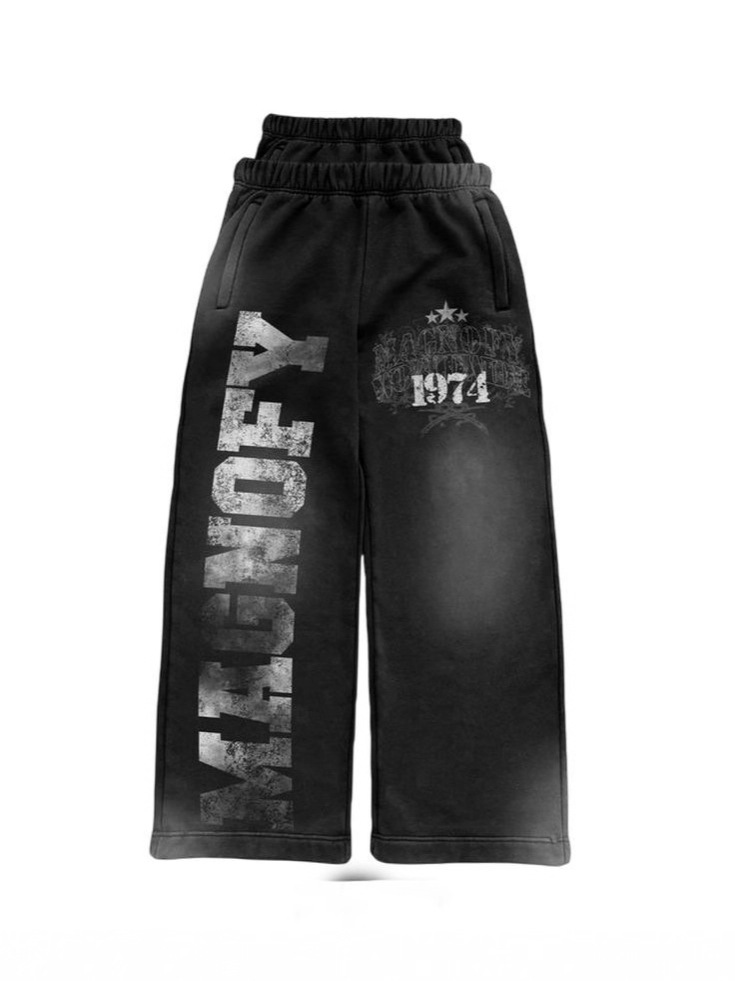 2025 Europa y los Estados Unidos otoño y invierno diseño de pantalones dobles nicho de la personalidad de la tendencia callejera hip-hop piernas largas sueltas al por mayor