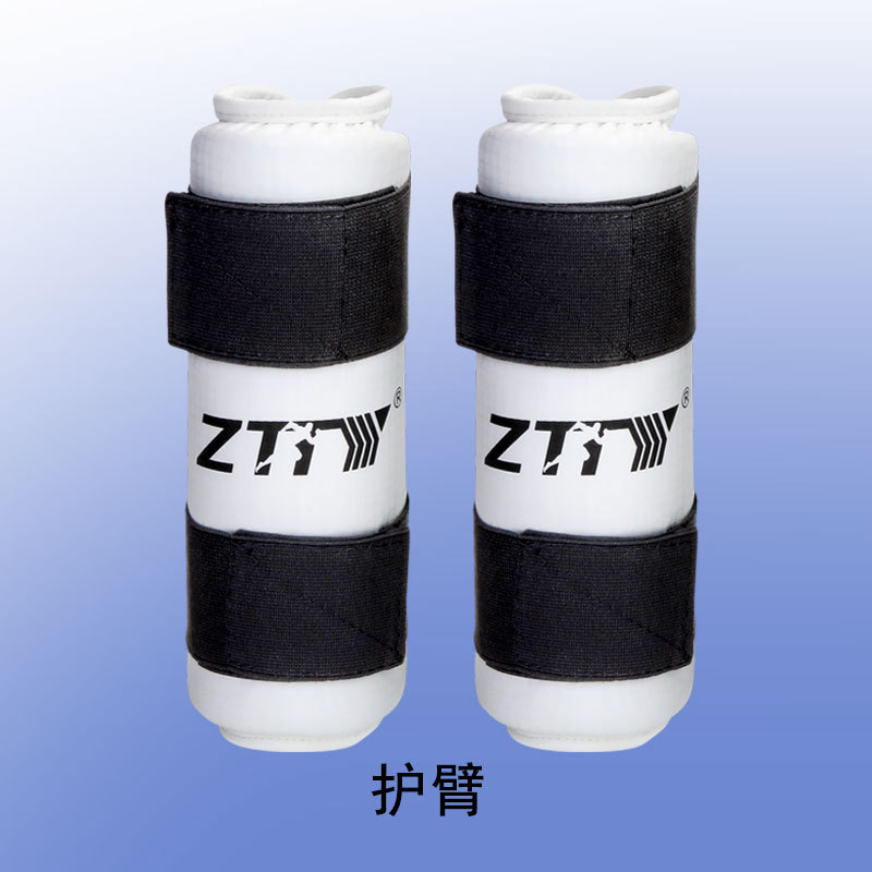 En stock al por mayor taekwondo pierna + brazo codo guardia adulto niños taekwondo entrenamiento brazo guardia profesional deportes guardia