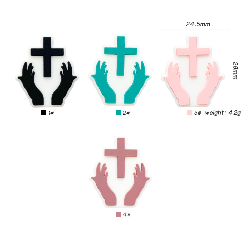 Factory direct sales baby DIY pacifier chain chewable beads jewelry loose beads accessories silicone beads wholesale