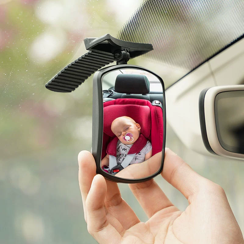 Салон автомобиля оснащен многофункциональным зеркалом заднего вида для наблюдения за детским автомобилем, вспомогательным зеркалом заднего вида, широкоугольным зеркалом из стекла HD