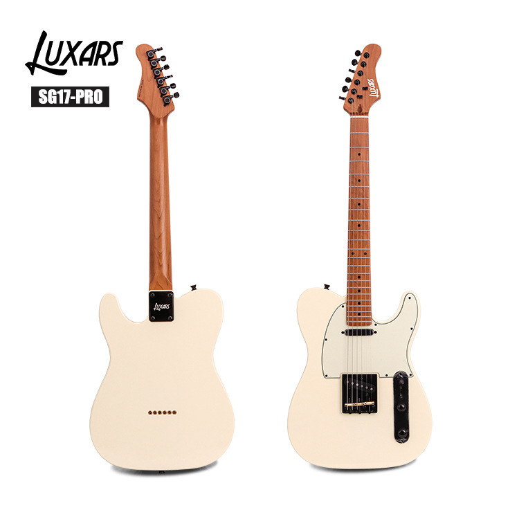 New high-end TL electric guitar SG17-PRO carbon roasted maple new design round product silk silk guitar 4