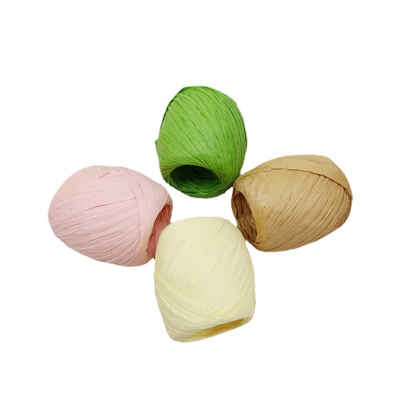 [Xianfan] cuerda de papel del rollo huevo bola 20 m patrón DIY hecho en casa pantalla material decoración regalo Festival