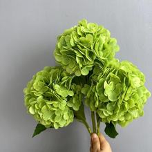 仿真花182片大绣球高品质手感保湿绣球花婚礼花艺装饰婚庆假花