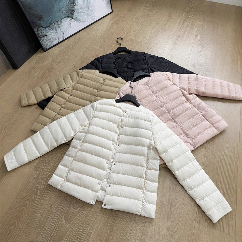 95 White Goose down Classy Lightweight Short Liner down Jacket for Women 2025 New down Jacket for Small People with Light Inner Wear