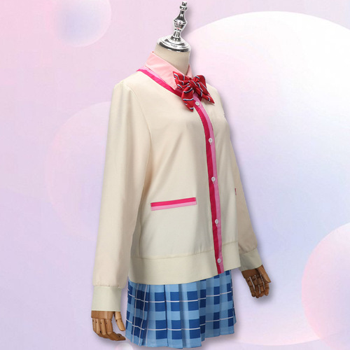 Project Seika Rikka Colorful Stage Cosplay Costume Seika Rikka C Costume School Uniform Women's Dress