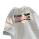 American Style High Street Short Sleeve Men's Summer Trendy Brand Loose T-shirt oversize Heavy Cotton Half Sleeve