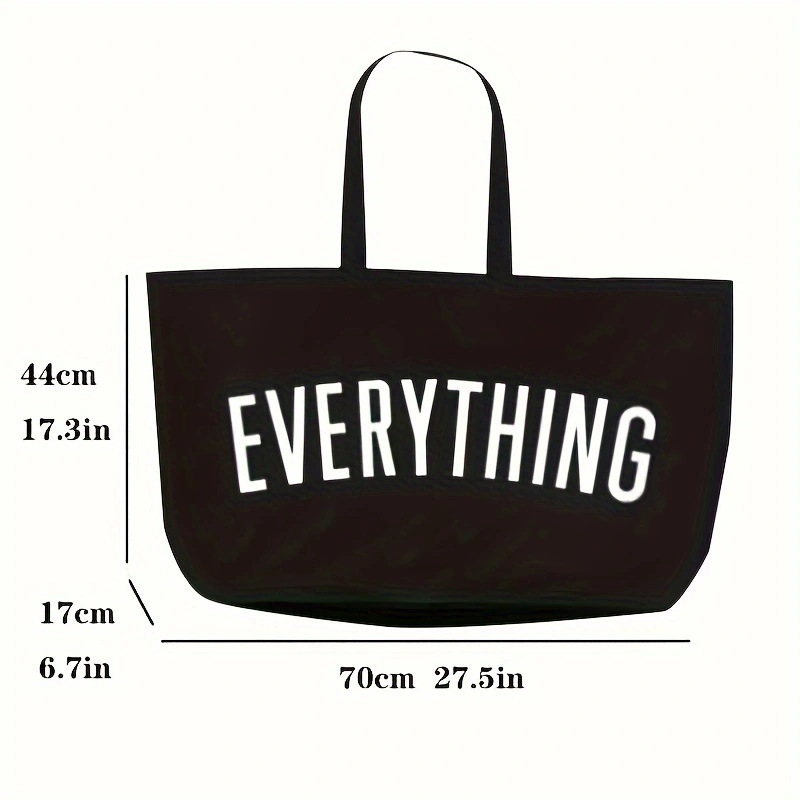 キャンバスバッグ クロスボーダー スポット アマゾン 大容量 トートバッグ トートバッグ トートバッグ Everything|undefined