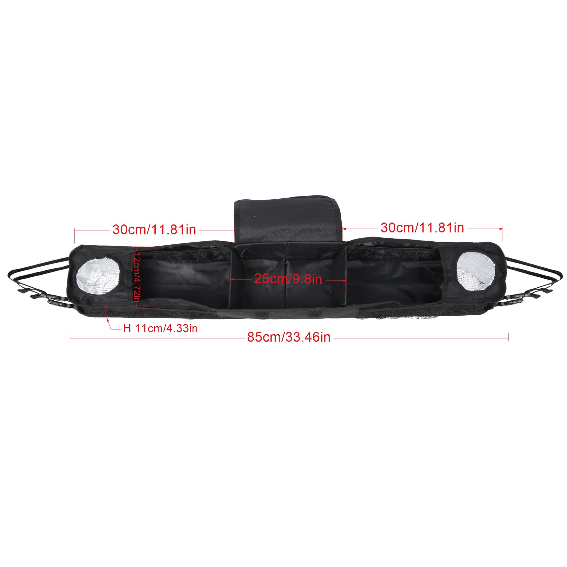 Marco de almacenamiento del carro de golf, cesta de almacenamiento plegable, buena instalación fácil